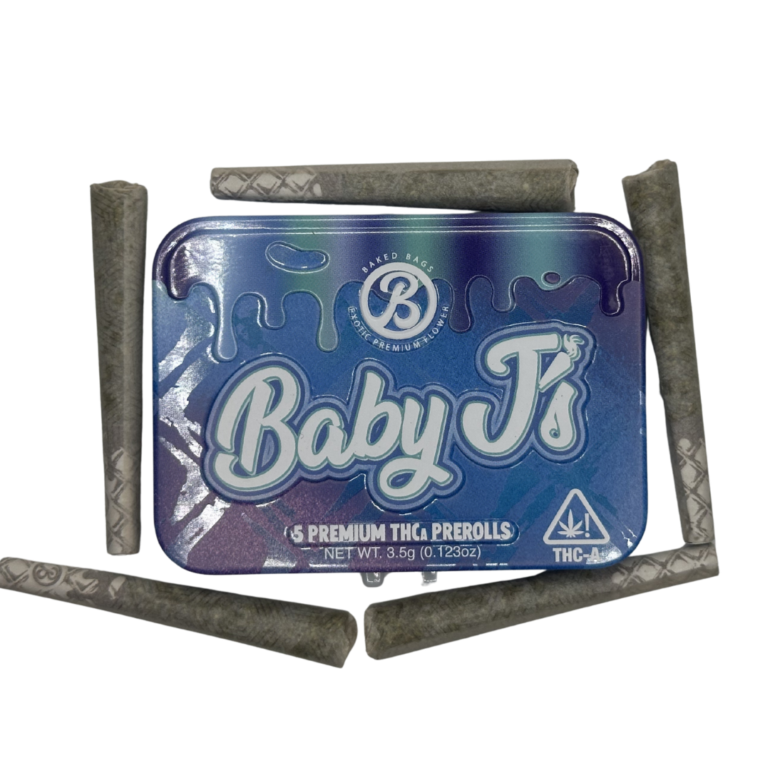 その他 Baby Face VOL.5 South Beach Gas THCa Baby J's 5-Pack Prerolls 2.5G | Baked Bags