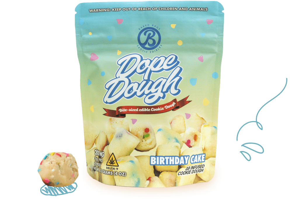 Cookie Dough Edibles Dope Dough Baked Bags