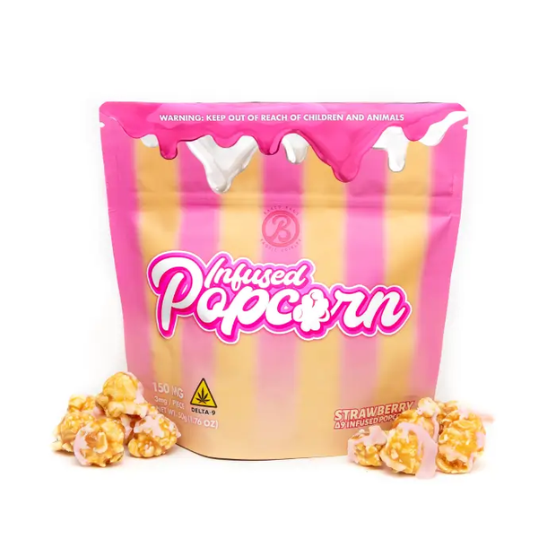 INFUSED POPCORN - STRAWBERRY