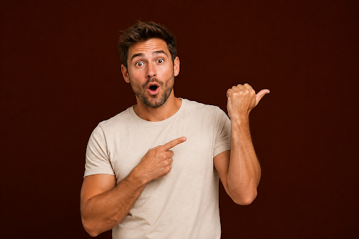 A person realizing that fatty foods can make edibles feel stronger. 