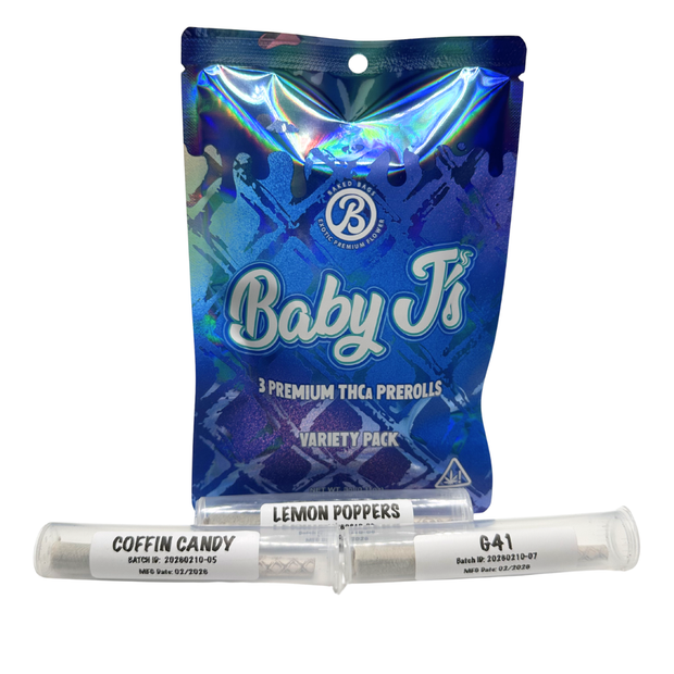 Variety Bag of Pre-Rolls: Coffin Candy, Lemon Poppers, G41