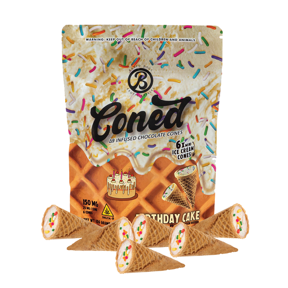 Coned | Hemp Edibles | Baked Bags