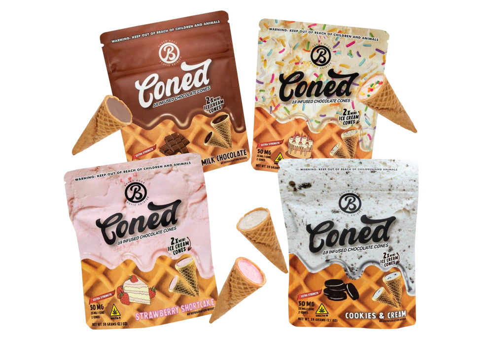 Coned | Hemp Edibles | Baked Bags