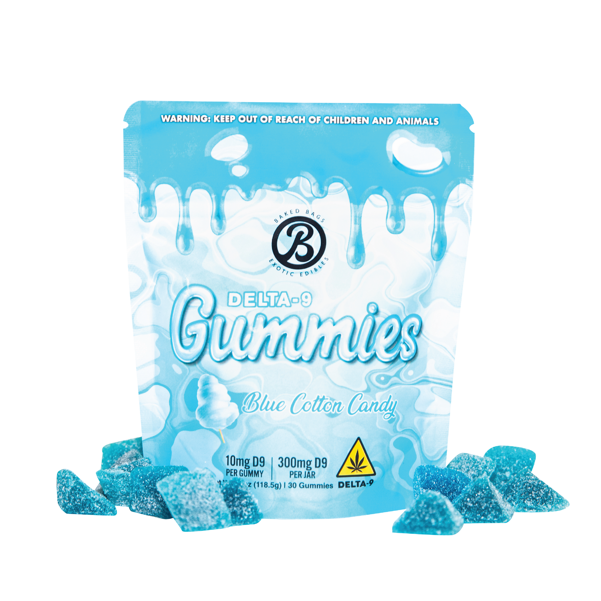 GUMMIES - BLUE COTTON CANDY