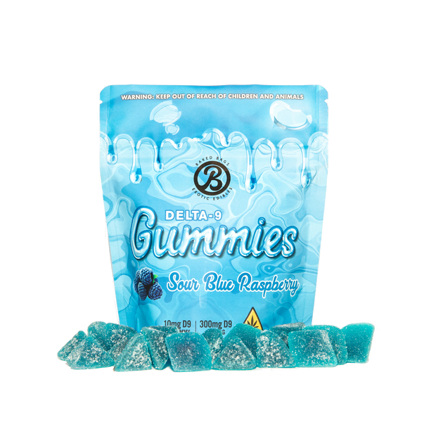 GUMMIES - SOUR BLUE RASPBERRY