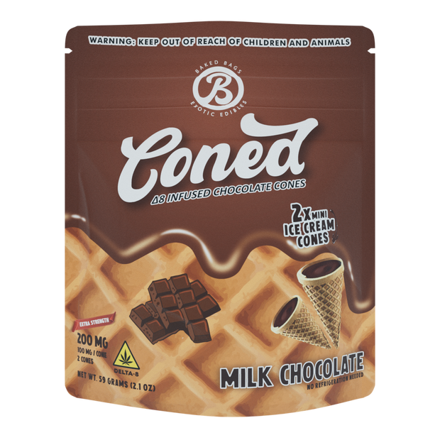 CONED - MILK CHOCOLATE 2-PACK D8