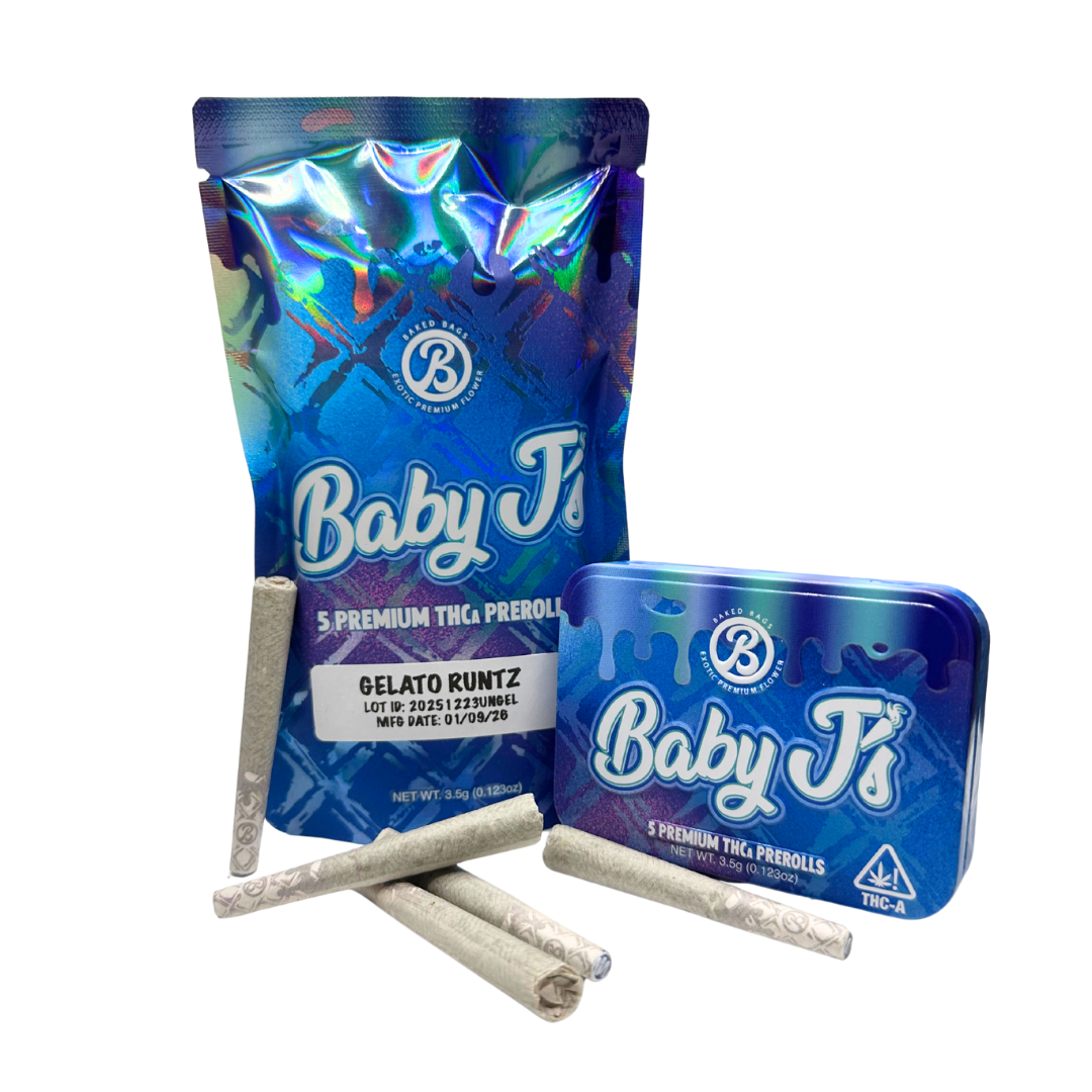 Baby J's - Prerolled Joints: Gelato Runtz