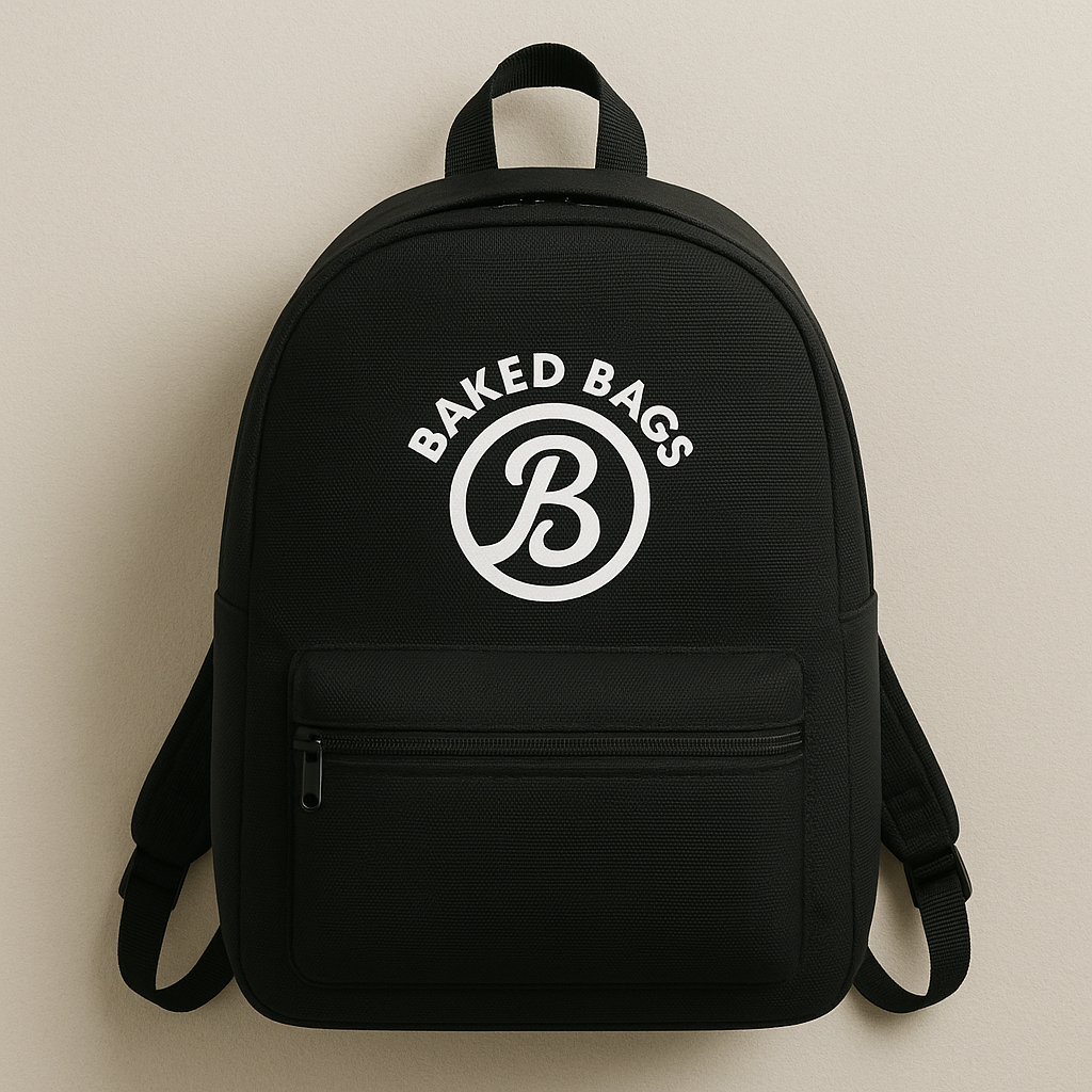 Baked Bags black backpack