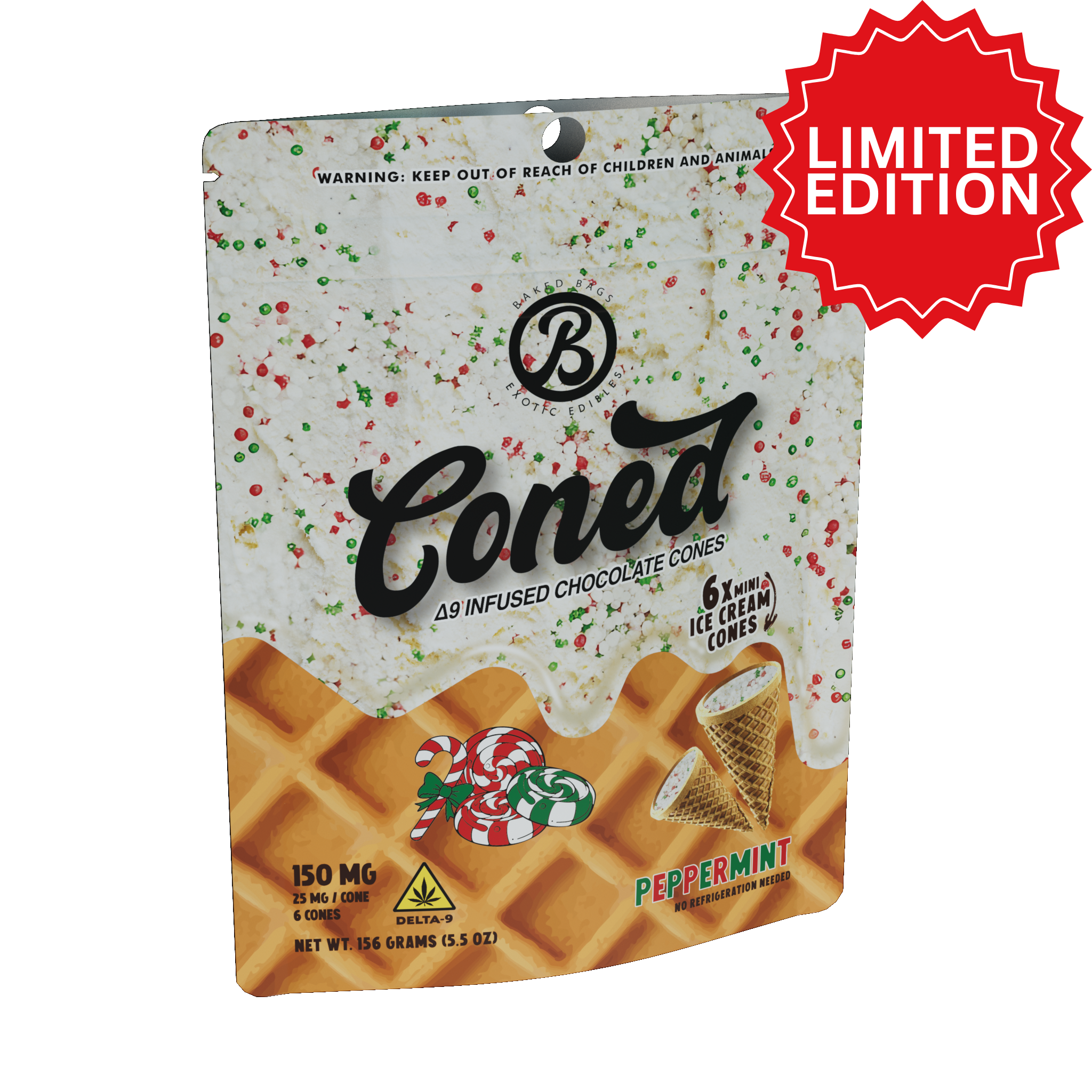 Coned | Hemp Edibles | Baked Bags