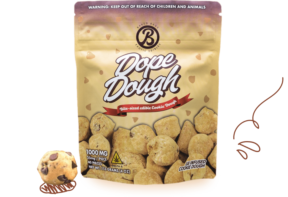DOPE DOUGH - CHOCOLATE CHIP COOKIE DOUGH EDIBLES