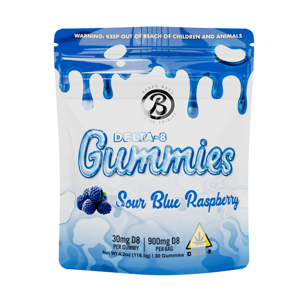 GUMMIES - SOUR BLUE RASPBERRY