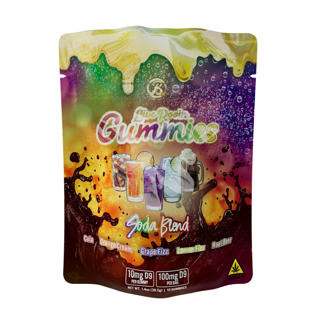 Soda Blend Live Rosin Gummies