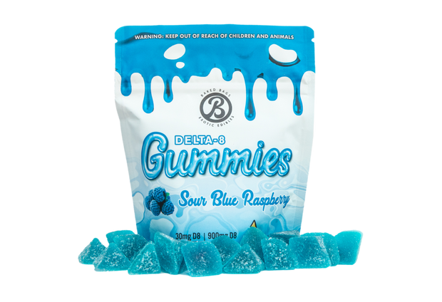 GUMMIES - SOUR BLUE RASPBERRY