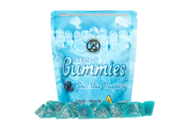 GUMMIES - SOUR BLUE RASPBERRY