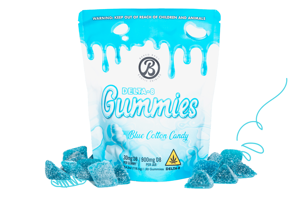 Ice Cream Cone Edibles Cookie Dough Edibles D8 Gummies